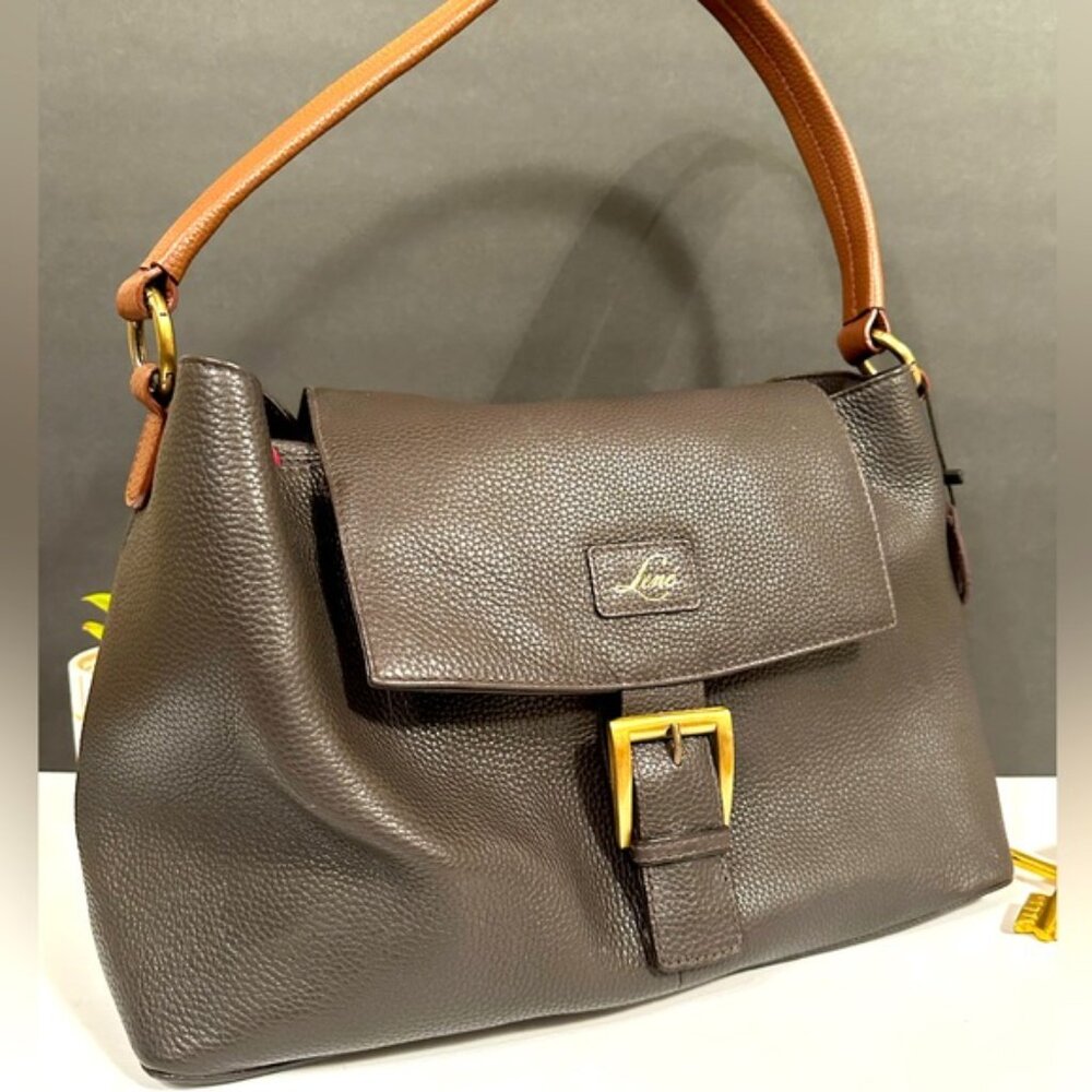 NEW Large Leather Hobo Bag/Shoulder Bag by LENE